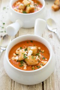 Creamy Roasted Red Pepper Soup
