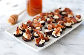Fig, Goat Cheese and Bacon Appetizer