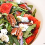 Flavorful Healthy Strawberry Spinach Salad
