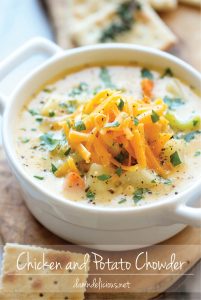 Healthy Spicy Chicken Chowder with Carrot Noodles