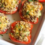 Healthy Turkey-Stuffed Bell Peppers