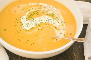 Low Calorie Cleansing Squash Soup
