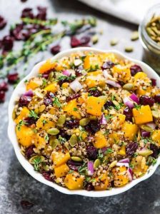 Protein Filled Quinoa and Winter Squash Salad
