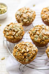 Protein Packed Cranberry Quinoa Mini Muffins