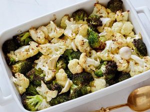 Simple Roasted Broccoli & Cauliflower