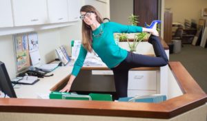 Stretching at the Workplace! Mike’s Top 5 stretches to Be Done at Your Desk